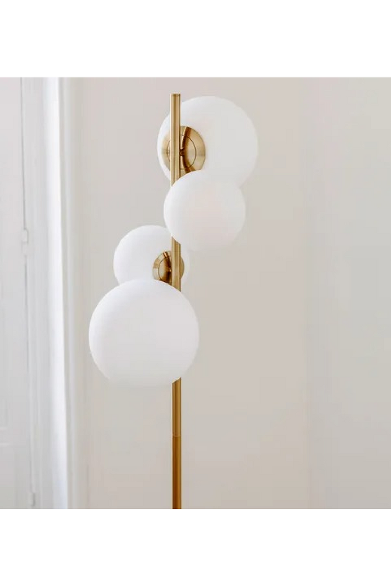Glass Globes Floor Lamp | NV Gallery Skull | Oroatrade.com