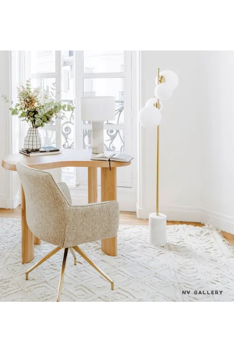 Glass Globes Floor Lamp | NV Gallery Skull | Oroatrade.com
