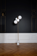 Glass Globes Floor Lamp | NV Gallery Skull | Oroatrade.com