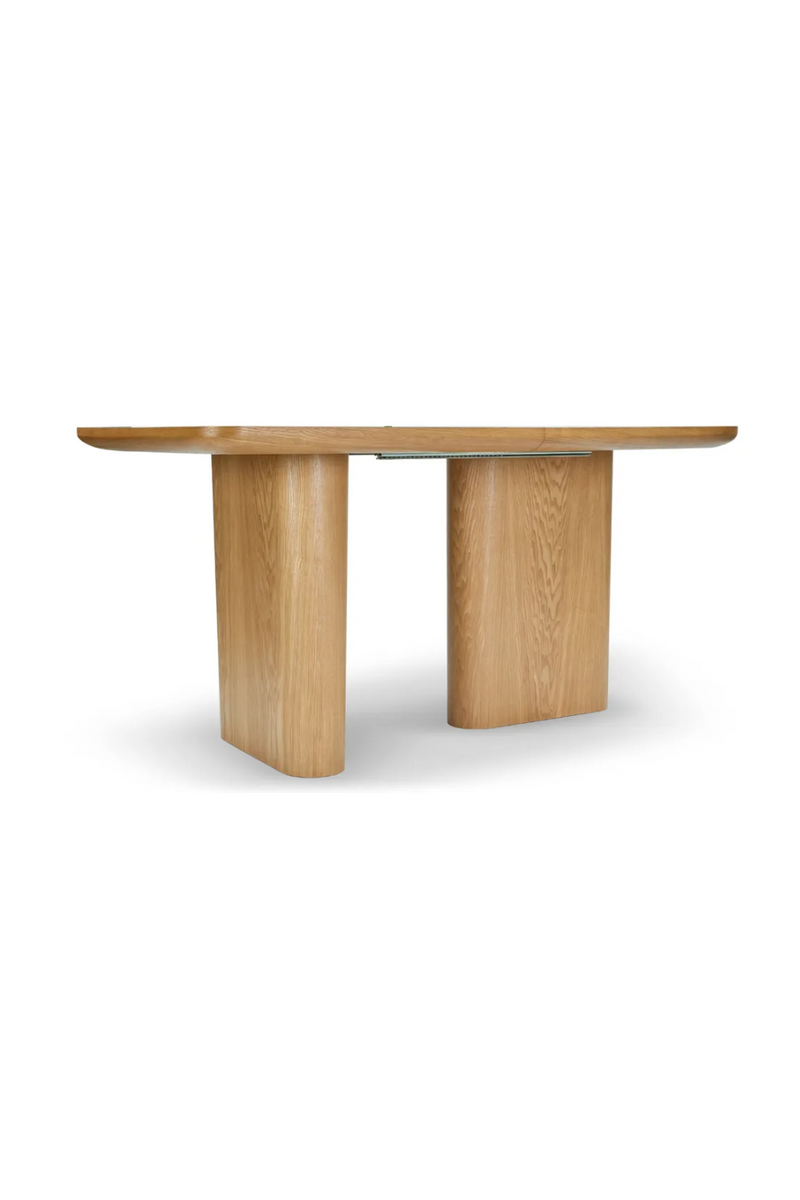 Asymmetrical Wooden Extendable Dining Table | NV Gallery Columbia | Oroatrade.com