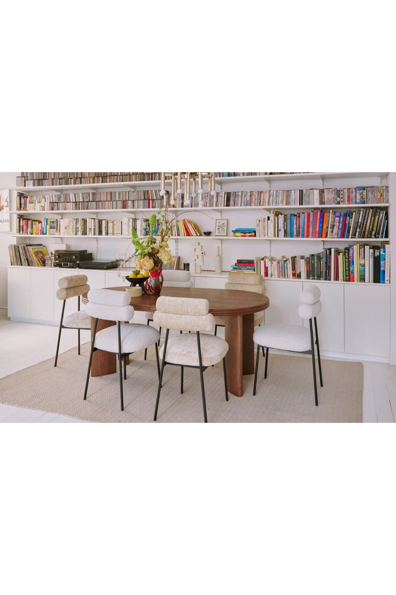 Round Wooden Extendable Dining Table | NV Gallery Mira | Oroatrade.com