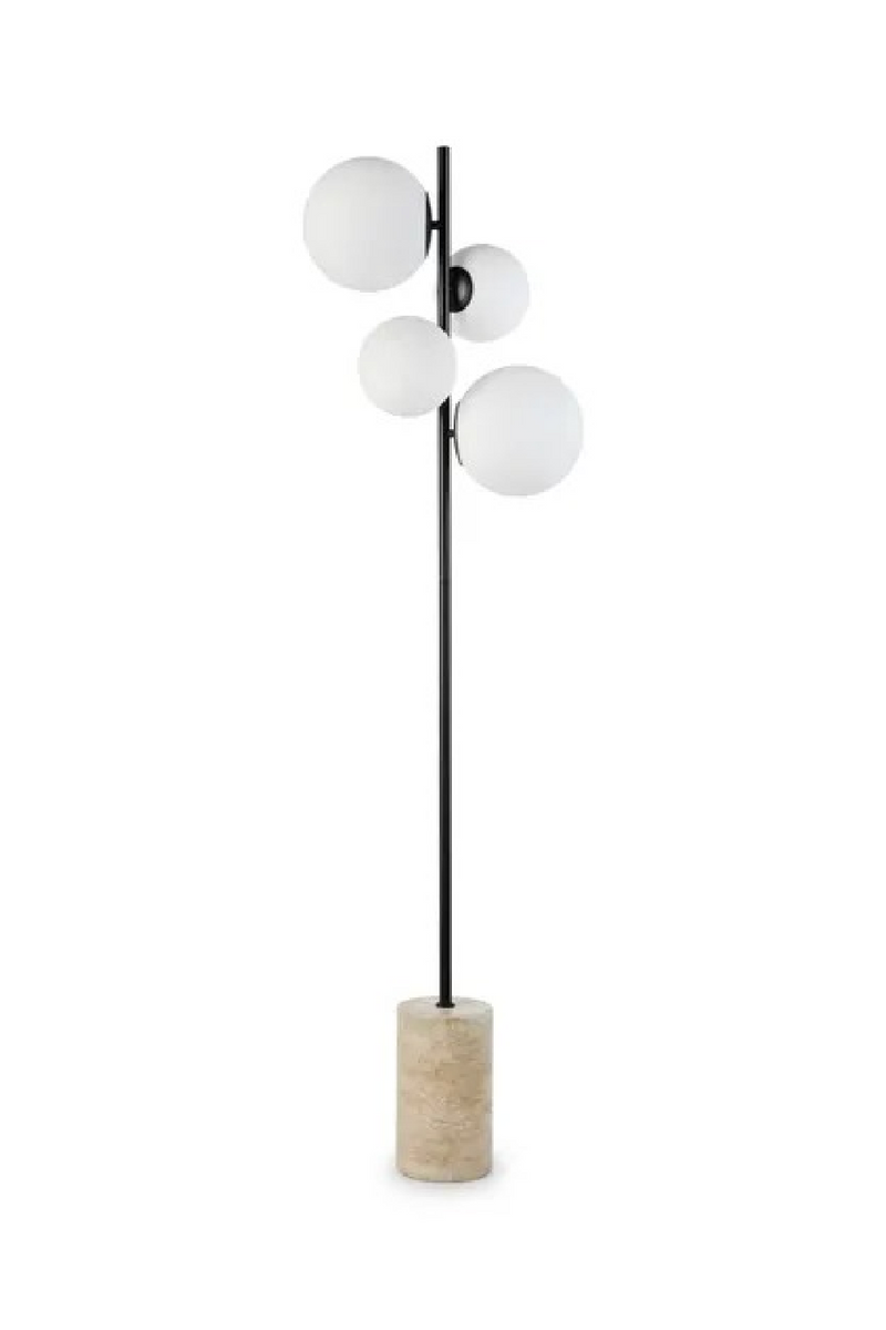 Glass Globes Floor Lamp | NV Gallery Skull | Oroatrade.com