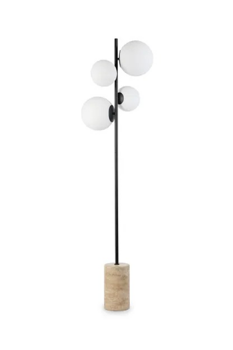Glass Globes Floor Lamp | NV Gallery Skull | Oroatrade.com