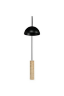 Travertine Base Floor Lamp | NV Gallery Ettore | Oroatrade.com