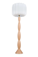 White Fluted Shade Floor Lamp | NV Gallery Hanaki | Oroatrade.com