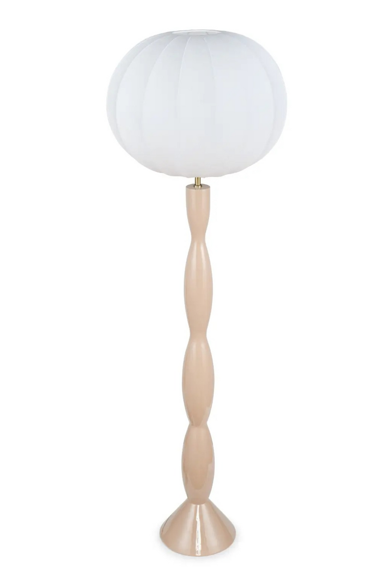 Beige Fiberglass Base Floor Lamp | NV Gallery Honiri | Oroatrade.com