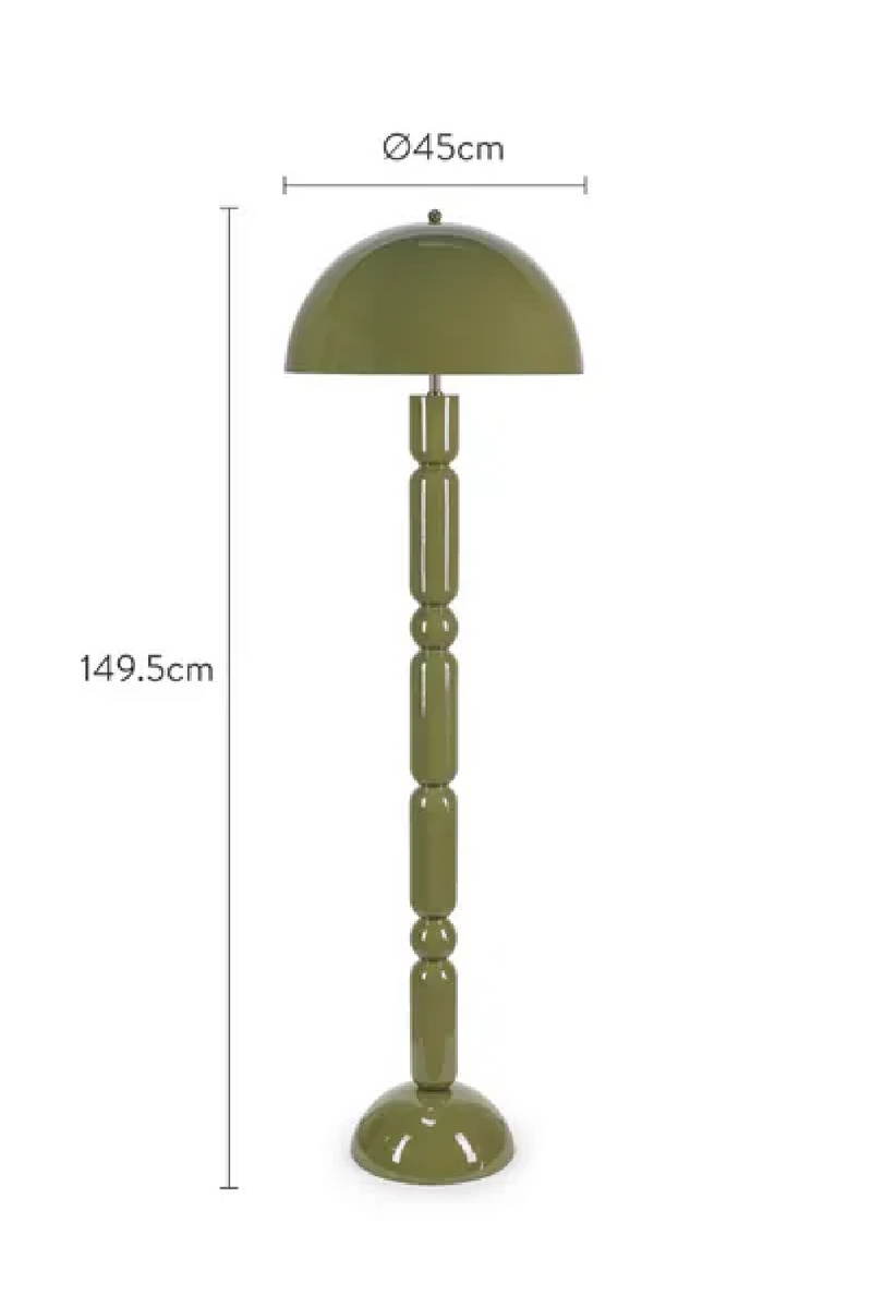 Glossy Dome Floor Lamp | NV Gallery Montana | Oroatrade.com