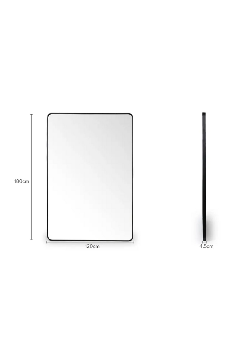 Black Metal Framed Mirror | NV Gallery Silence | Oroatrade.com