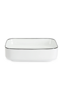 White Glazed Rectangular Sink S | NV Gallery Amsterdam | Oroatrade.com