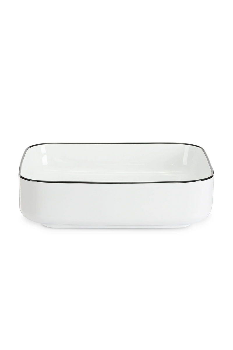 White Glazed Rectangular Vanity Unit S | NV Gallery Amsterdam | Oroatrade.com