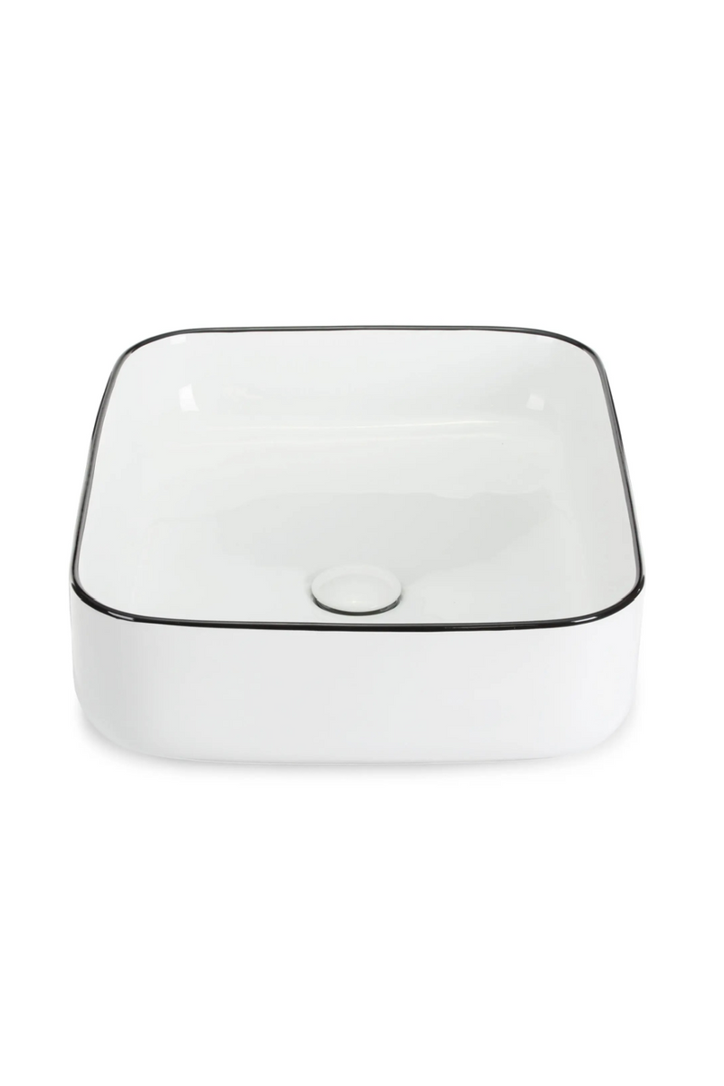 White Glazed Rectangular Vanity Unit S | NV Gallery Amsterdam | Oroatrade.com