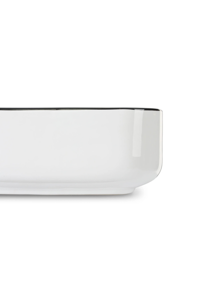 White Glazed Rectangular Vanity Unit S | NV Gallery Amsterdam | Oroatrade.com