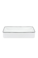 White Glazed Rectangular Sink | NV Gallery Amsterdam | Oroatrade.com