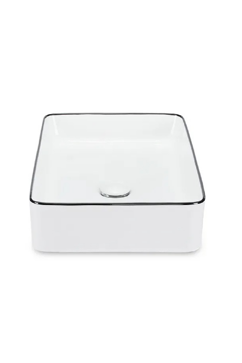 White Glazed Rectangular Vanity Unit | NV Gallery Amsterdam | Oroatrade.com