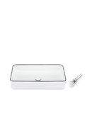 White Glazed Rectangular Sink | NV Gallery Amsterdam | Oroatrade.com