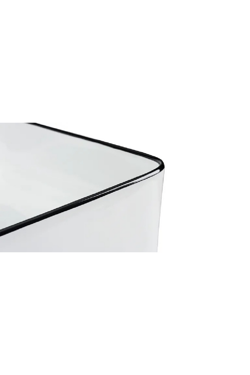 White Glazed Rectangular Vanity Unit | NV Gallery Amsterdam | Oroatrade.com