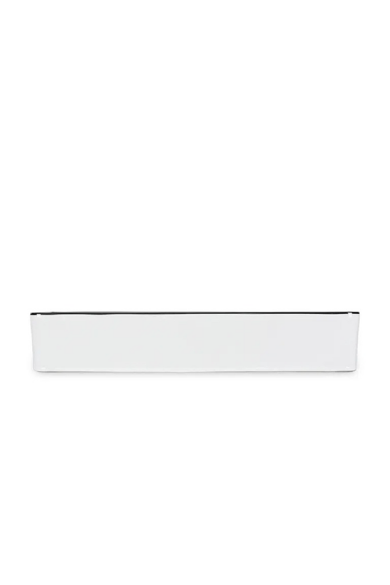 White Glazed Rectangular Vanity Unit | NV Gallery Amsterdam | Oroatrade.com
