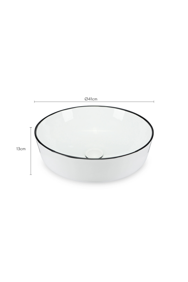 White Glazed Round Vanity Unit | NV Gallery Amsterdam | Oroatrade.com