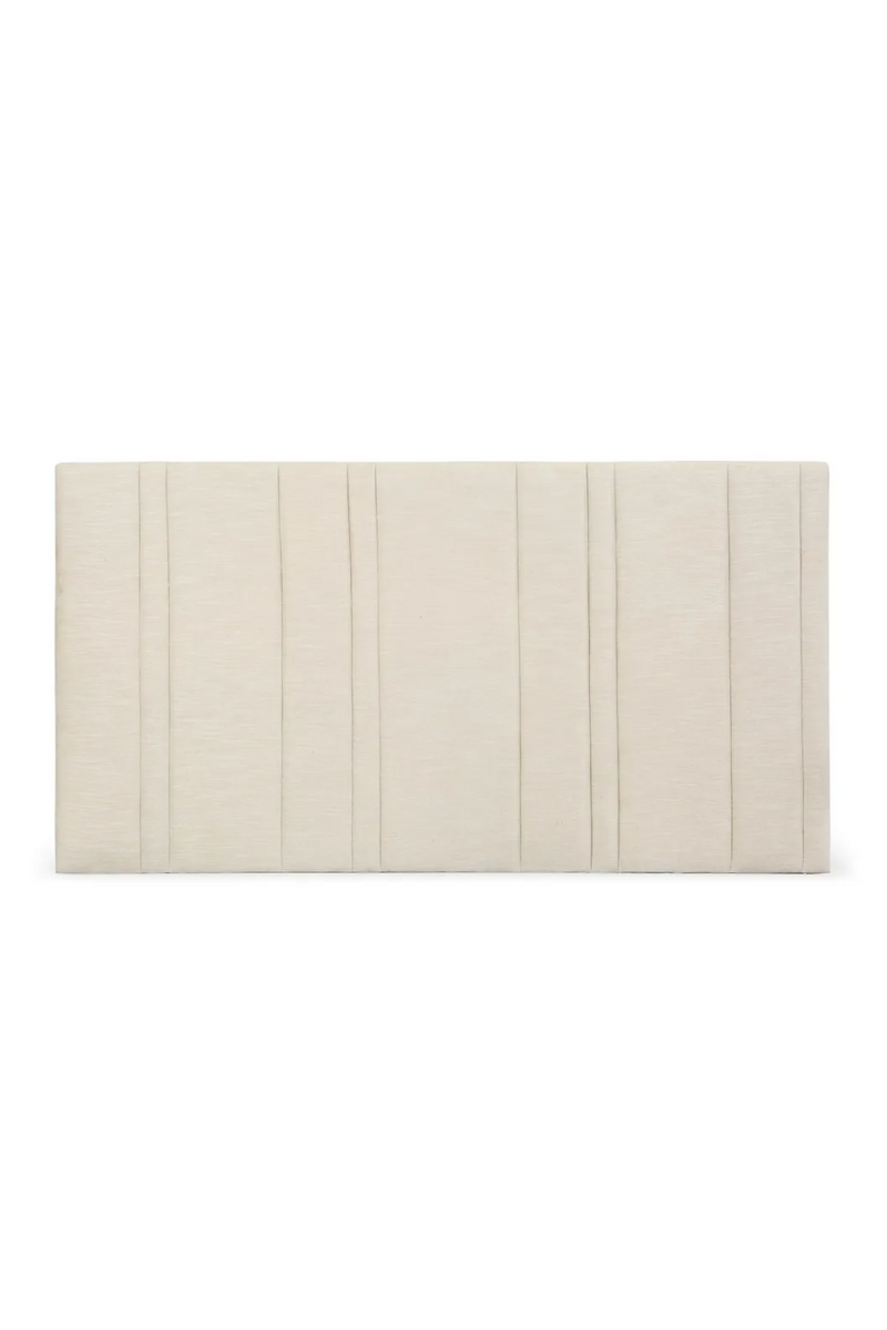 Cream King Headboard with Storage | NV Gallery Infinity | Oroatrade.com