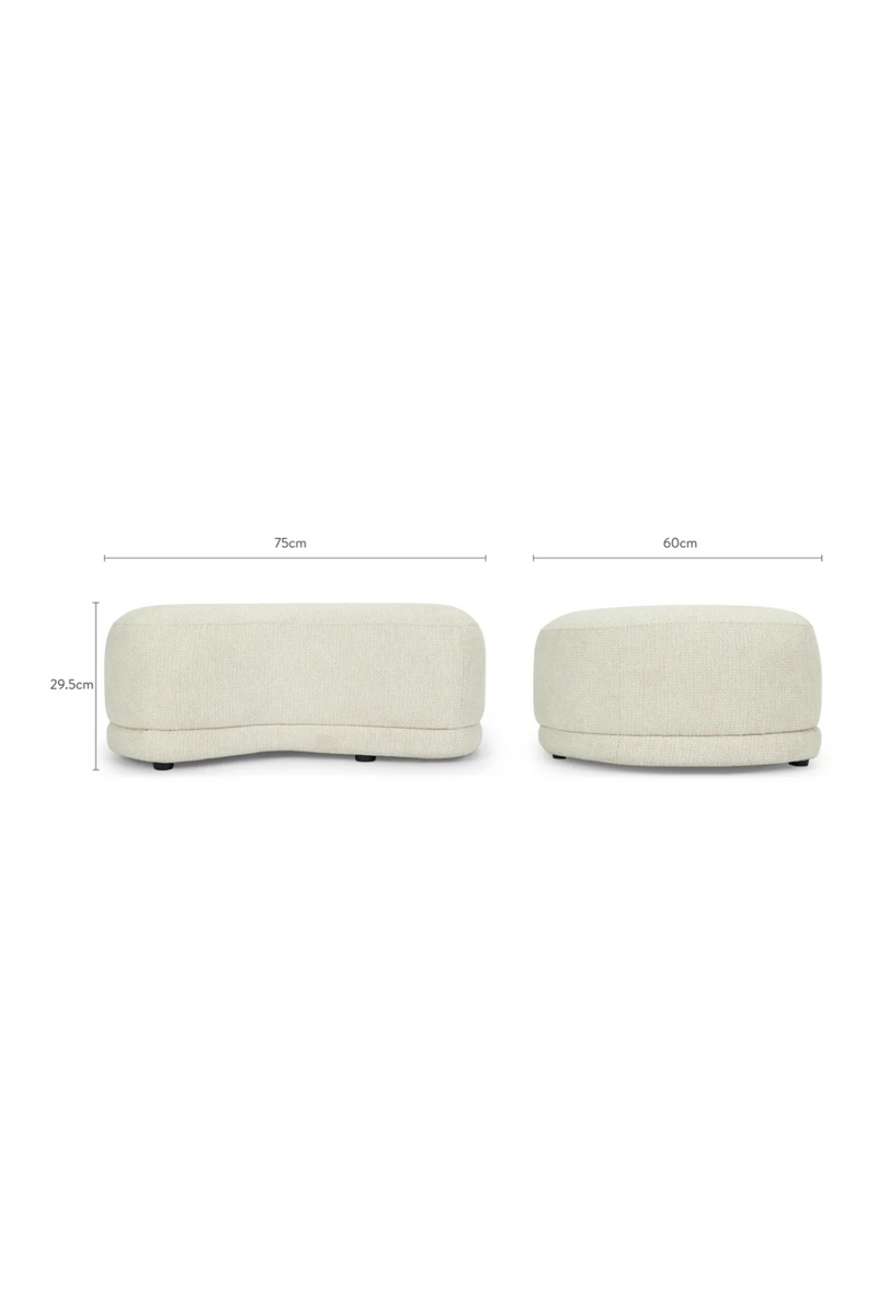 Beige Cotton Children's Bench | NV Gallery Enzo Mini | Oroatrade.com