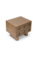 Walnut-Stained 2-Drawer Bedside Table | NV Gallery Cooper | Oroatrade.com