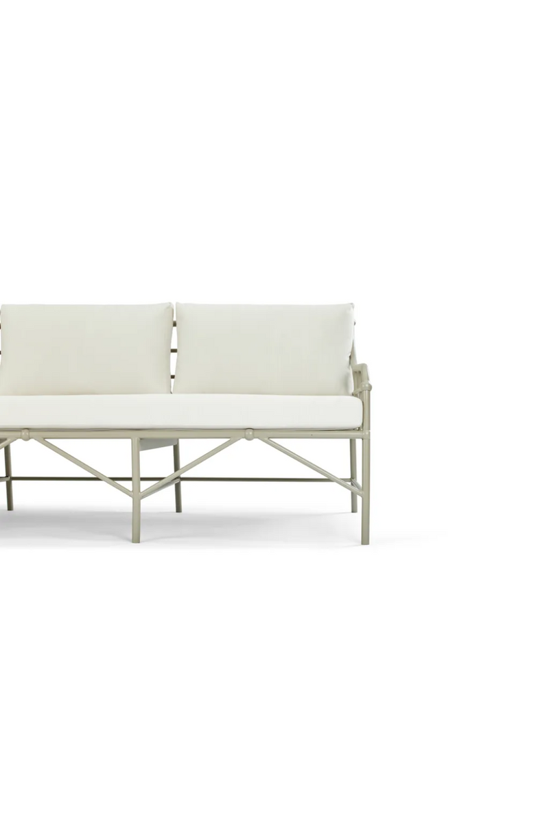White Outdoor 3-Seater Sofa | NV Gallery Amalfi | Oroatrade.com