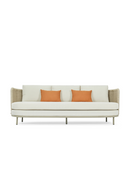 Taupe 3-Seater Outdoor Sofa | NV Gallery Florentino | Oroatrade.com