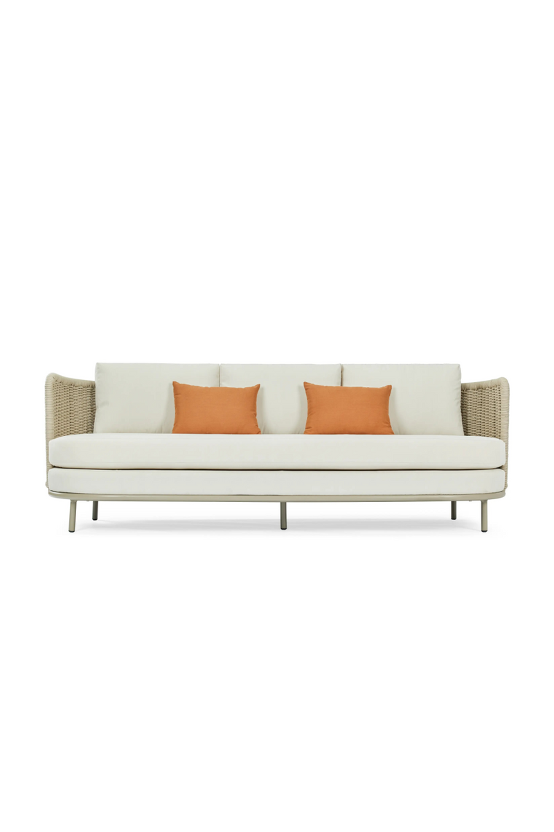 Taupe 3-Seater Outdoor Sofa | NV Gallery Florentino | Oroatrade.com