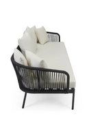 Black Rope 3-Seater Outdoor Sofa | NV Gallery Santa Monica | Oroatrade.com