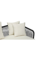 Black Rope 3-Seater Outdoor Sofa | NV Gallery Santa Monica | Oroatrade.com