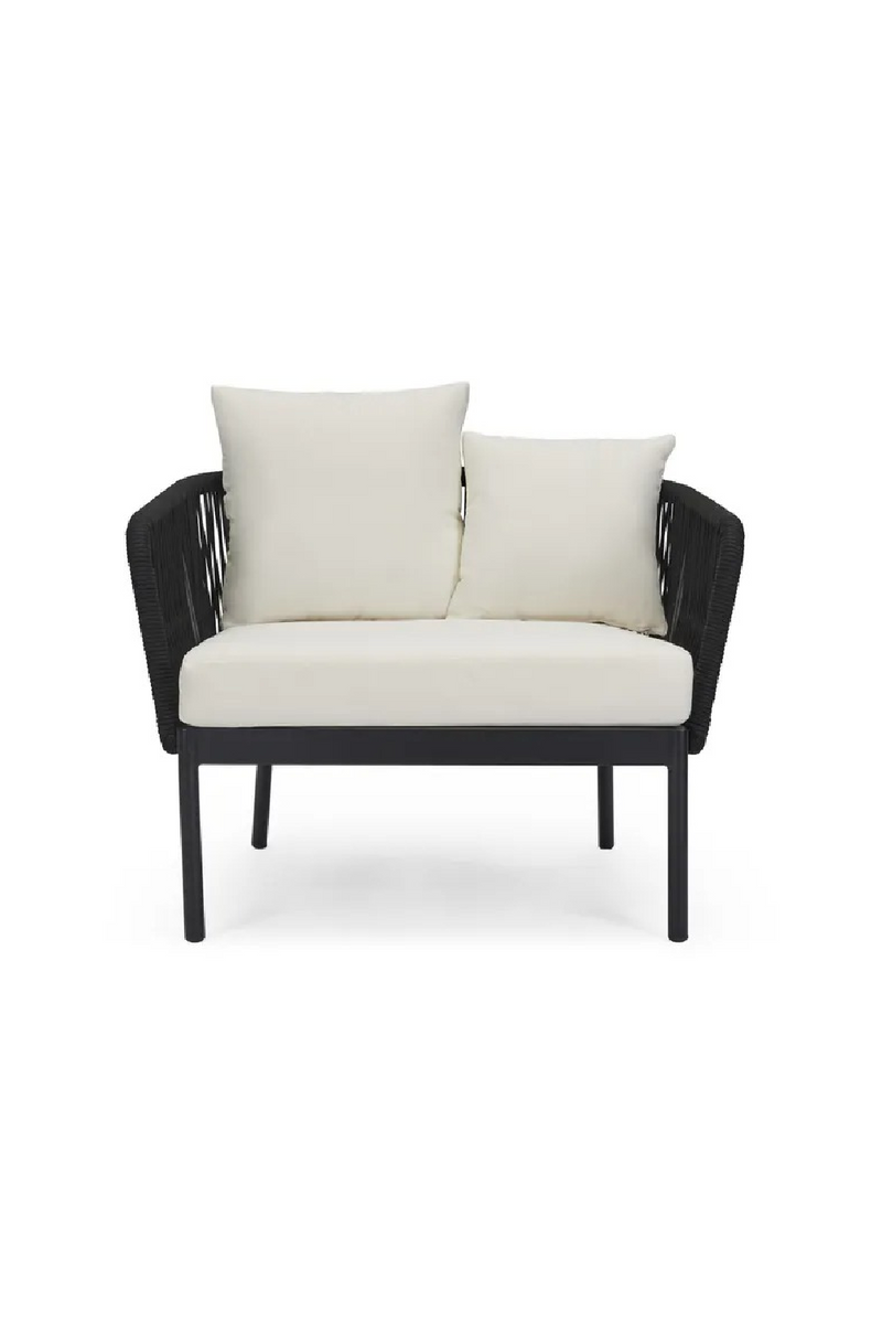 Black Rope Outdoor Armchair | NV Gallery Santa Monica | Oroatrade.com