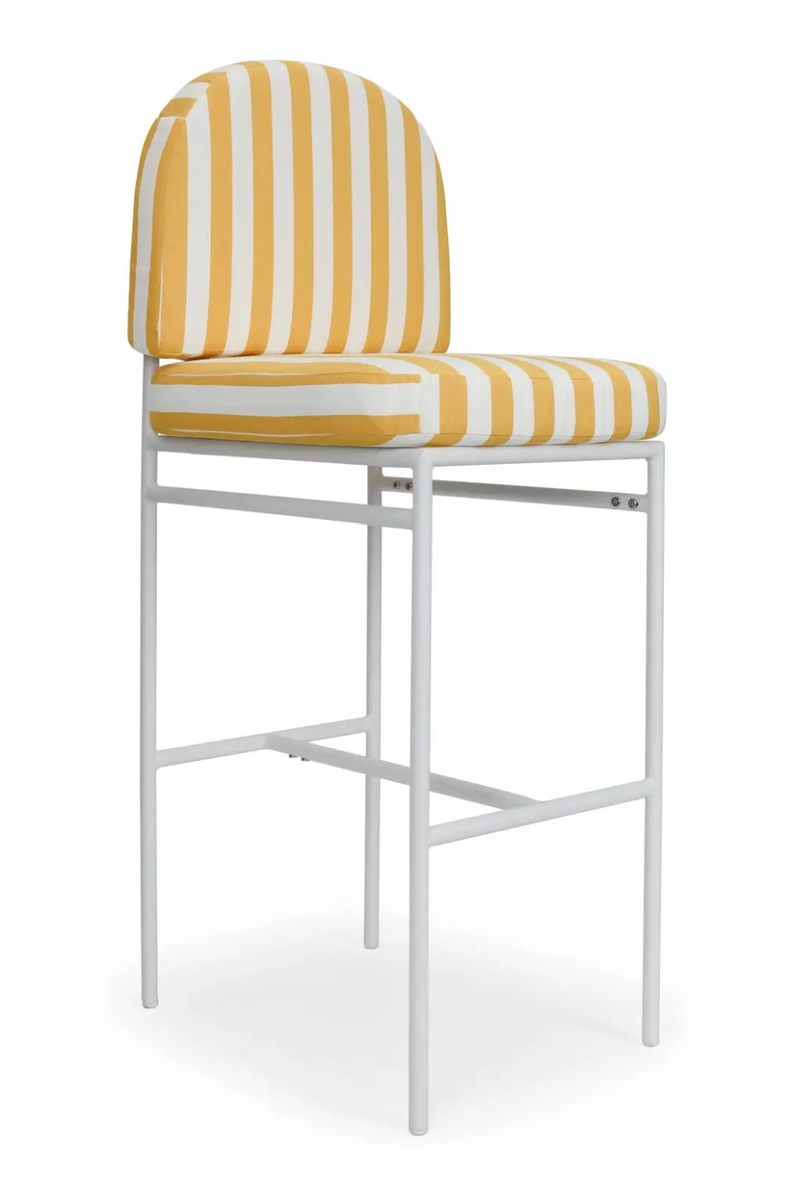 Yellow Stripes Bar Stool | NV Gallery Lampedusa | Oroatrade.com