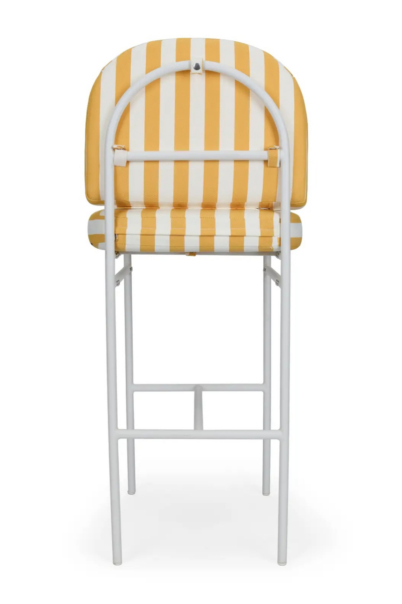 Yellow Stripes Bar Stool | NV Gallery Lampedusa | Oroatrade.com