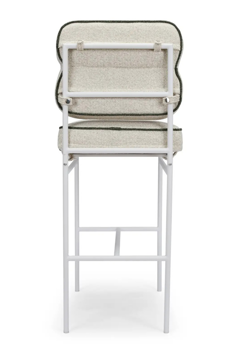 Boucl√© Outdoor Bar Stool | NV Gallery Maddalena | Oroatrade.com