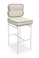Boucl√© Outdoor Bar Stool | NV Gallery Maddalena | Oroatrade.com