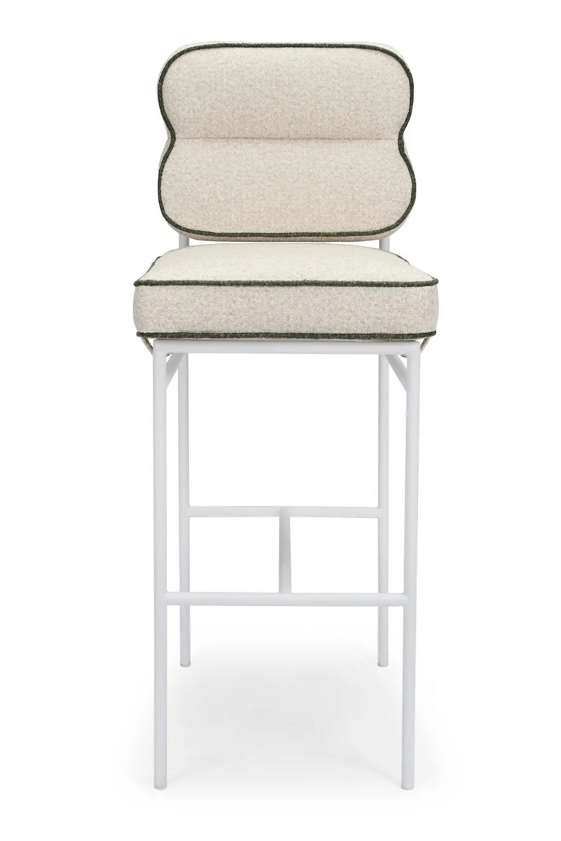Boucl√© Outdoor Bar Stool | NV Gallery Maddalena | Oroatrade.com