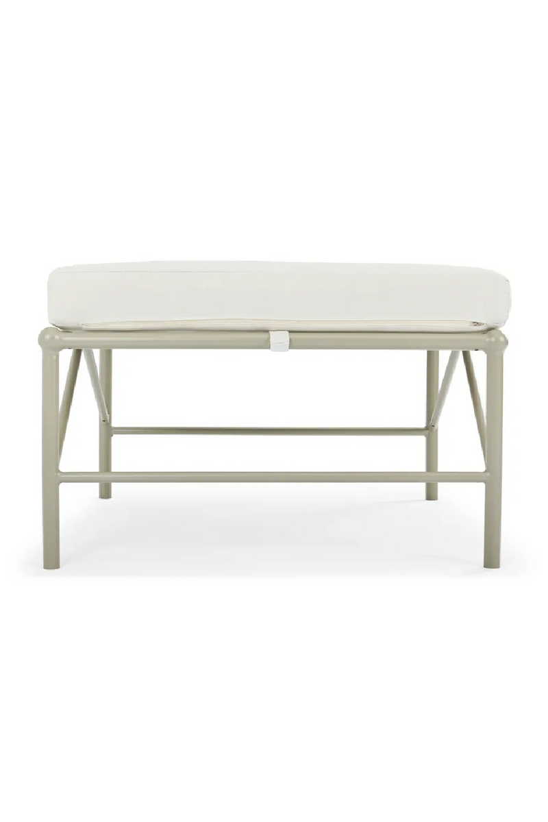 Taupe Metal Outdoor Stool | NV Gallery Amalfi | Oroatrade.com