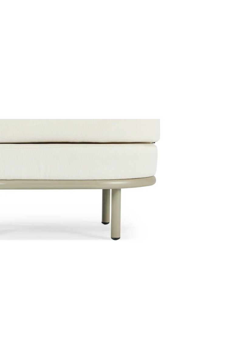 Oval Cushioned Outdoor Pouf | NV Gallery Florentino | Oroatrade.com