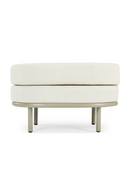 Oval Cushioned Outdoor Pouf | NV Gallery Florentino | Oroatrade.com