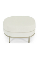 Oval Cushioned Outdoor Pouf | NV Gallery Florentino | Oroatrade.com