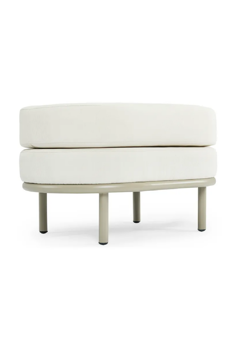 Oval Cushioned Outdoor Pouf | NV Gallery Florentino | Oroatrade.com