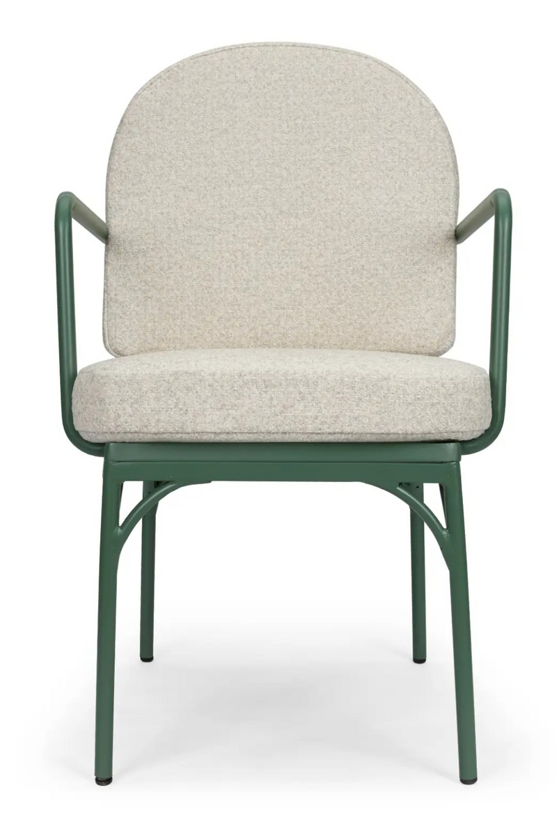 Green Metal Framed Outdoor Chair | NV Gallery Bonifacio