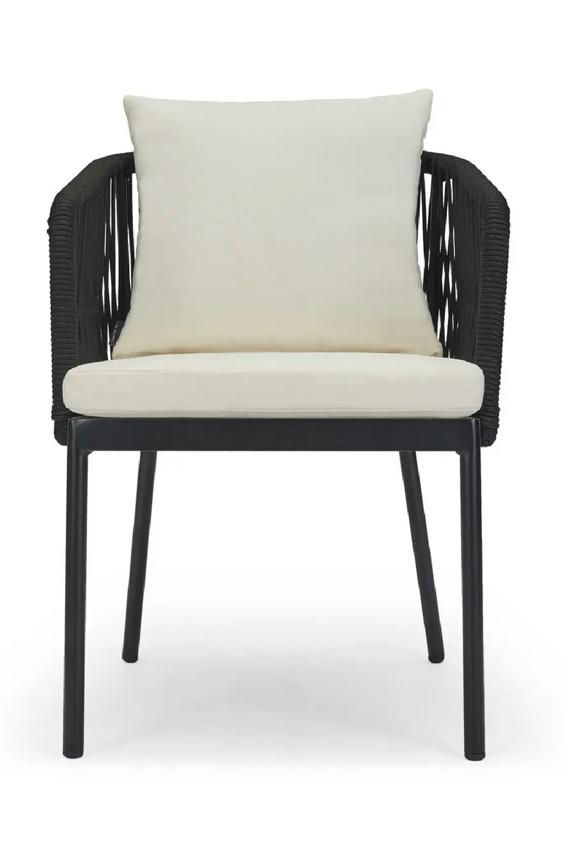 Black Rope Outdoor Chair | NV Gallery Santa Monica | Oroatrade.com