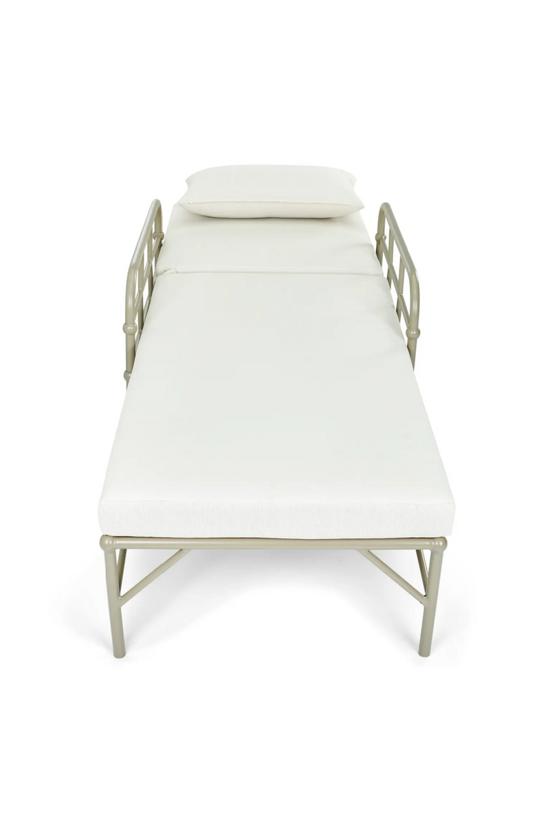 White Padded Sun Lounger | NV Gallery Amalfi | Oroatrade.com