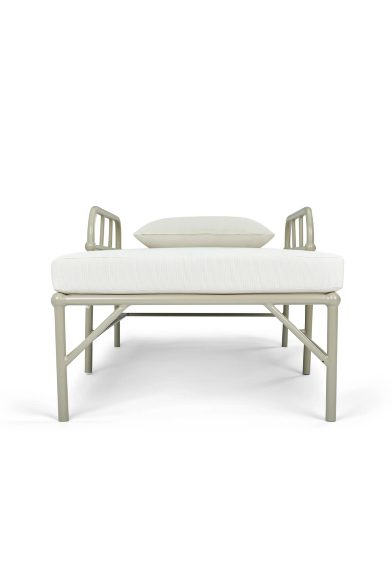 White Padded Sun Lounger | NV Gallery Amalfi | Oroatrade.com