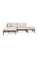 Padded Acacia Outdoor Corner Sofa | NV Gallery Bayside | Oroatrade.com