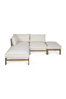 Padded Acacia Outdoor Corner Sofa | NV Gallery Bayside | Oroatrade.com