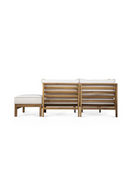 Padded Acacia Outdoor Corner Sofa | NV Gallery Bayside | Oroatrade.com