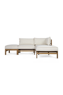 Padded Acacia Outdoor Corner Sofa | NV Gallery Bayside | Oroatrade.com