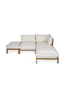 Padded Acacia Outdoor Corner Sofa | NV Gallery Bayside | Oroatrade.com